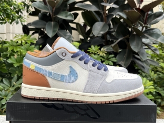 Authentic Air Jordan 1 Low “Wolf Grey”
