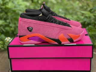 Authentic Air Jordan 14 Low “Shocking Pink”