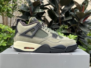 Authentic UNDEFEATED x Jordan Air Jordan 4 “Olive Canvas”