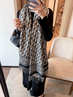 Dior scarf 50X180cm  100羊毛 E12 (6)_2349241