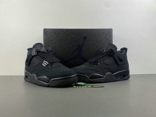 Perfect Air Jordan 4 “Black Cat” 2025 Men's Shoes
