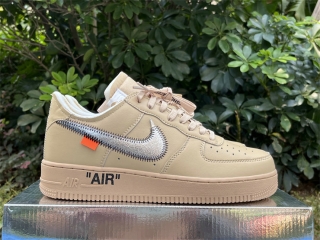 Authentic Virgil Abloh x Nike Air Force 1 Low “Sesame”