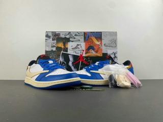 Perfect Travis Scott x Air Jordan 1 Low Men's Shoes