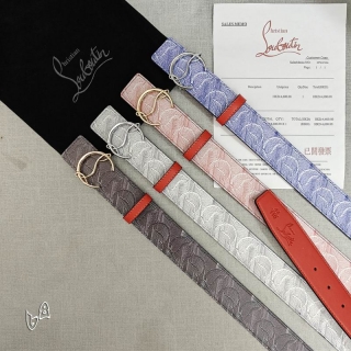 Christian Louboutin belt 35mmX80-125cm lb (13)_3331687