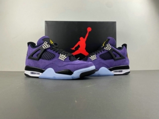 Perfect Air Jordan 4 Retro “Imperial Purple” Men's Shoes