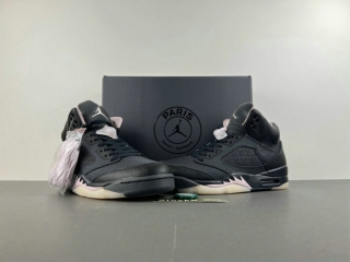 Perfect Air Jordan PSG x Air Jordan 5 “Off Noir”  Men's Shoes