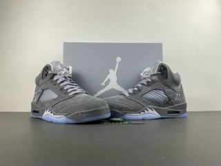 Perfect Air Jordan 5 “Wolf Grey” Men's Shoes