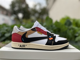 Authentic Travis Scott x OFF-WHITE x Jordan Air Jordan 1