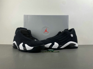 Perfect Air Jordan 14 Retro 'Black White' Men's Shoes