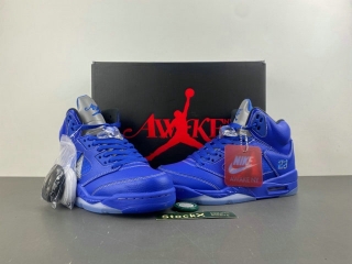 Perfect Awake NY x Jordan Air Jordan 5 Racer Blue Men's Shoes