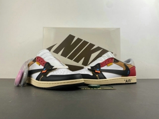 Perfect Travis Scott x OFF-WHITE x Jordan Air Jordan 1 Men's Shoes