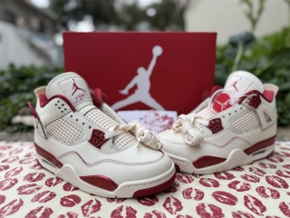 Authentic Air Jordan 4 Retro Valentine's Day