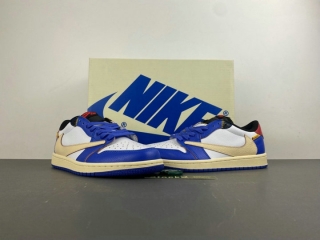 Perfect Travis Scott x Air Jordan 1 Low “Olive” Men's Shoes