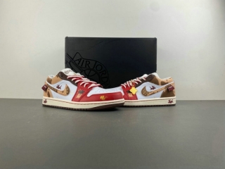Perfect Air Jordan 1 Low SE CNY Men's Shoes