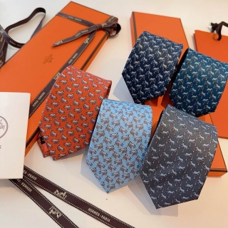 Hermes Tie hm (129)_3663553