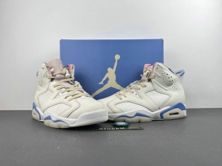 Perfect Air Jordan 6 Sport Blue Men's Shoes