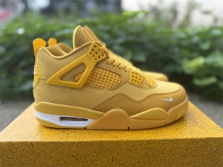 Authentic Air Jordan 4 Retro Marquette University PE Men's Shoes