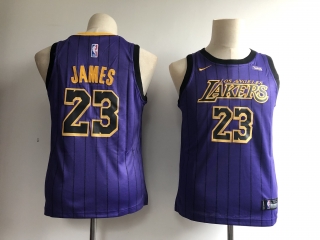 Kids Los Angeles Lakers NBA Jersey020