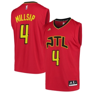 Men's Atlanta Hawks Paul Millsap adidas Red Alternate Replica Jersey