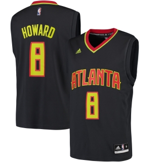 Men's Atlanta Hawks Dwight Howard adidas Charcoal Road Replica Jersey