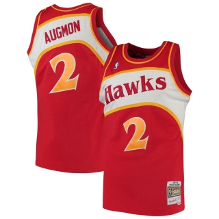 Atlanta Hawks Stacey Augmon Mitchell & Ness 1991-92 Hardwood Classics Swingman Jersey