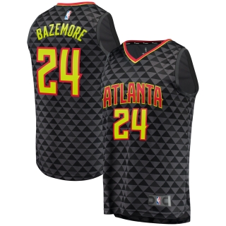 Atlanta Hawks Kent Bazemore Fanatics Branded Black Fast Break Replica Jersey - Icon Edition