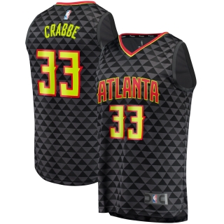 Men's Atlanta Hawks Allen Crabbe Fanatics Branded Black Fast Break Replica Jersey - Icon Edition