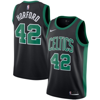 Men's Boston Celtics Al Horford Nike Black Swingman Jersey Statement Edition