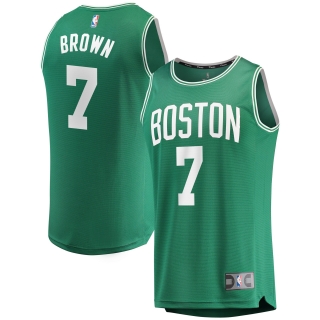 Men's Boston Celtics Jaylen Brown Fanatics Branded Green Fast Break Replica Player Jersey
