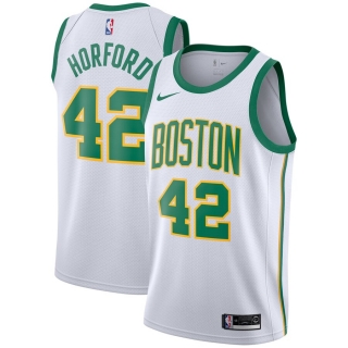 Men's Boston Celtics Al Horford Nike White City Edition Swingman Jersey