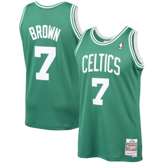 Boston Celtics Dee Brown Mitchell & Ness Kelly 1990-91 Hardwood Classics Swingman Player Jersey
