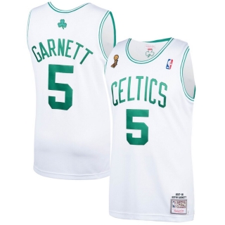 Boston Celtics Kevin Garnett Mitchell & Ness 2007-08 Hardwood Classics Authentic Player Jersey