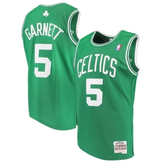 Boston Celtics Kevin Garnett Mitchell & Ness Kelly 2007-08 Hardwood Classics Swingman Jersey