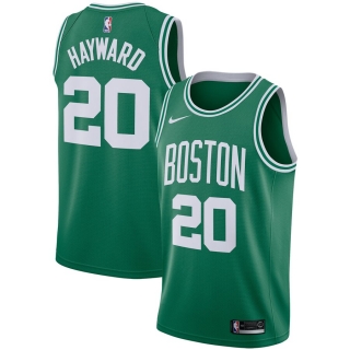 Men's Boston Celtics Gordon Hayward Nike Green Swingman Jersey Icon Edition