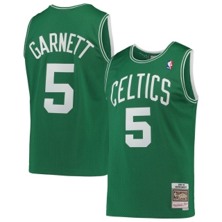 Boston Celtics Kevin Garnett Mitchell & Ness Kelly Hardwood Classics 2007-08 Swingman Jersey