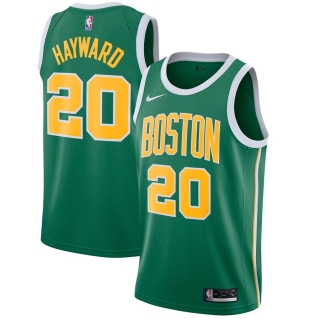 Men's Boston Celtics Gordon Hayward Nike Green 2018-19 Swingman Jersey - Earned Edition