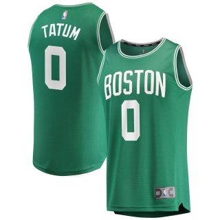 Men's Boston Celtics Jayson Tatum Fanatics Branded Green Fast Break Replica Jersey - Icon Edition