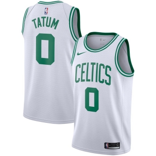 Men's Boston Celtics Jayson Tatum Nike White Swingman Jersey - Icon Edition