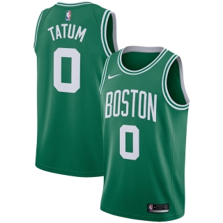 Men's Boston Celtics Jayson Tatum Nike Green Swingman Jersey Icon Edition