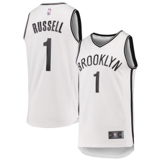 Brooklyn Nets D'Angelo Russell Fanatics Branded Fast Break Replica Jersey-Association Edition