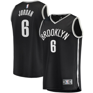 Brooklyn Nets DeAndre Jordan Fanatics Branded Black Fast Break Replica Jersey - Icon Edition