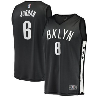 Men's Brooklyn Nets DeAndre Jordan Fanatics Branded Charcoal  - Statement Edition