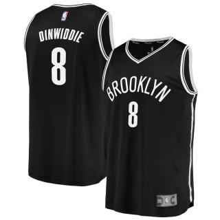Brooklyn Nets Spencer Dinwiddie Fanatics Branded Fast Break Replica Player Jersey - Icon Edition