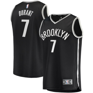 Brooklyn Nets Kevin Durant Fanatics Branded Black 2019-20 Fast Break Replica Jersey - Icon Edition