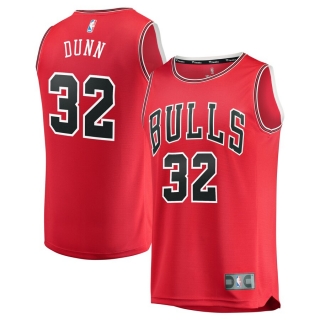 Chicago Bulls Kris Dunn Fanatics Branded Fast Break Road Replica Player Jersey - Icon Edition