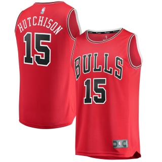 Chicago Bulls Chandler Hutchison Fanatics Branded Fast Break Replica Jersey - Icon Edition