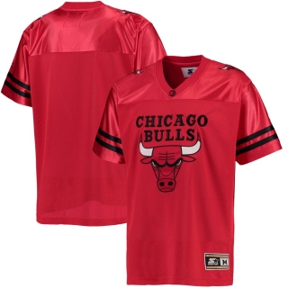 Men's Chicago Bulls G-III Sports by Carl Banks Red Football Jersey
