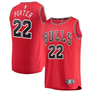 Men's Chicago Bulls Otto Porter Fanatics Branded Red Fast Break Replica Jersey - Icon Edition