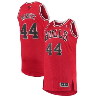 Men's Chicago Bulls Nikola Mirotic adidas Red Finished Authentic Jersey