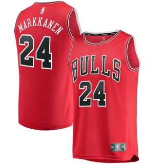 Men's Chicago Bulls Lauri Markkanen Fanatics Branded Fast Break Replica Jersey - Icon Edition
